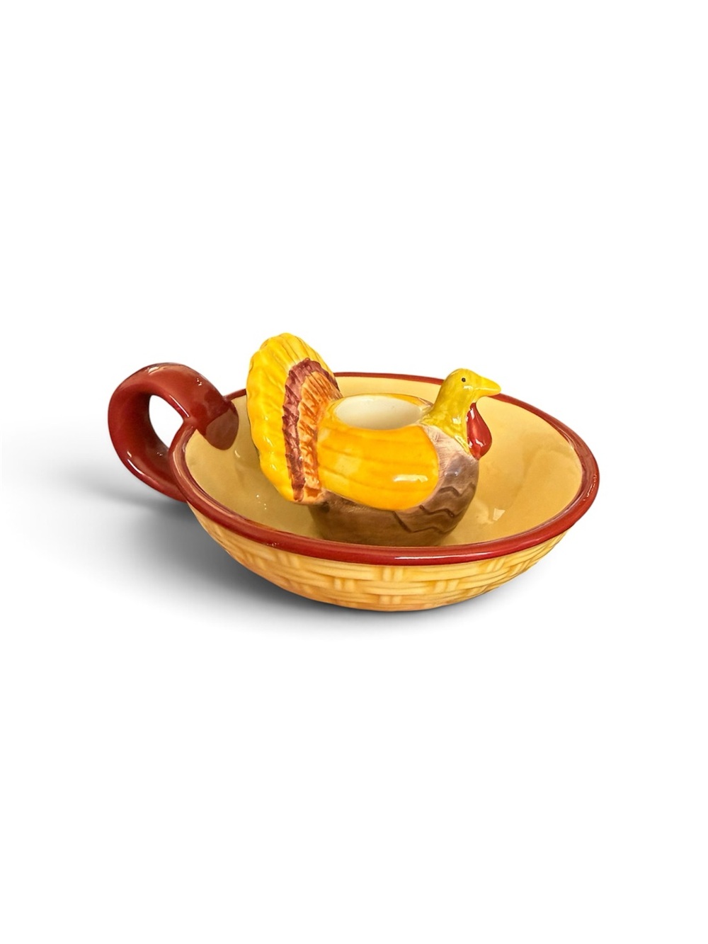 Debbie Mumm for Jo-Ann Ceramic Turkey Candle Holder